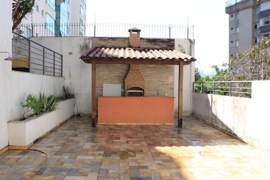Área comum - Churrasqueira de apartamento para alugar com 2 quartos, 85m² em Luxemburgo, Belo Horizonte