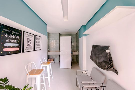 Área comum de apartamento à venda com 2 quartos, 35m² em Canindé, São Paulo