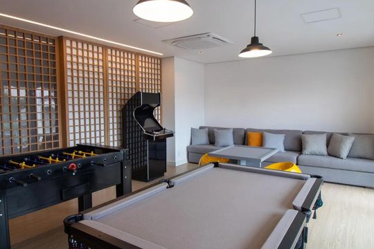 Área externa de apartamento à venda com 1 quarto, 38m² em Brooklin, São Paulo