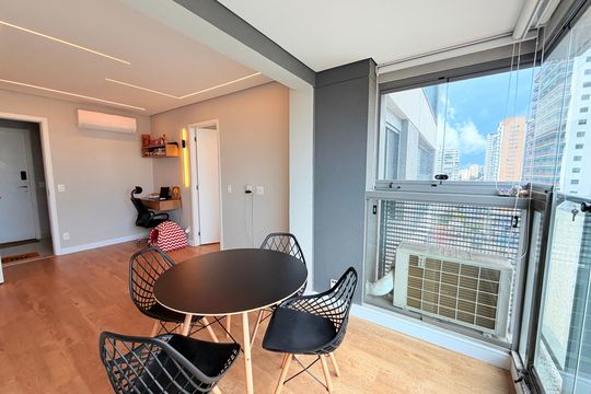 Studio  de apartamento à venda com 1 quarto, 38m² em Brooklin, São Paulo