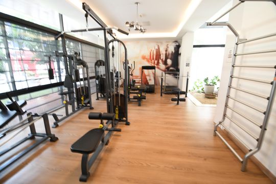 Área comum - Academia de apartamento para alugar com 1 quarto, 57m² em Cambuí, Campinas