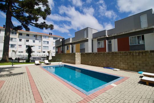 Área comum - Piscina de apartamento à venda com 2 quartos, 48m² em Santa Cândida, Curitiba
