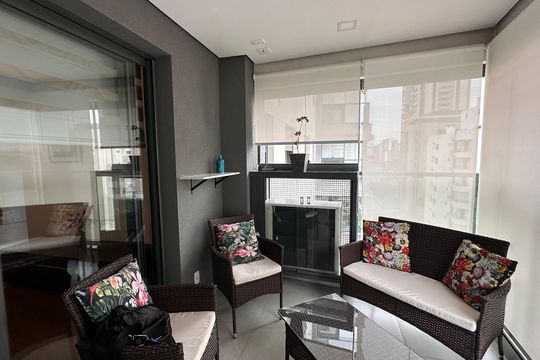 Apartamento para alugar com 1 quarto, 62m² em Campo Belo, São Paulo