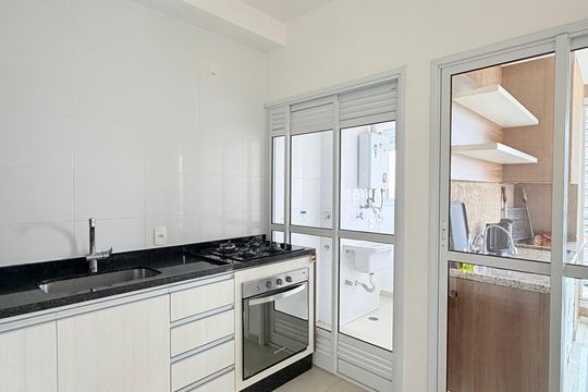 Cozinha  de apartamento para alugar com 2 quartos, 70m² em Jardim Portugal, São Bernardo do Campo