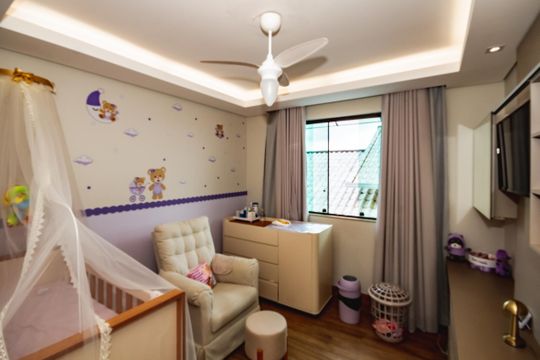 Quarto 2 de casa à venda com 3 quartos, 245m² em Jardim Atlântico, Belo Horizonte