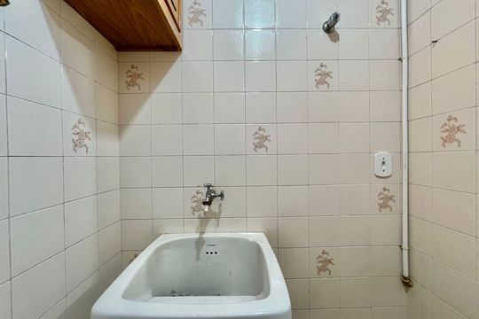 Cozinha e Área de Serviço de apartamento à venda com 1 quarto, 42m² em Vila Lidia, Campinas