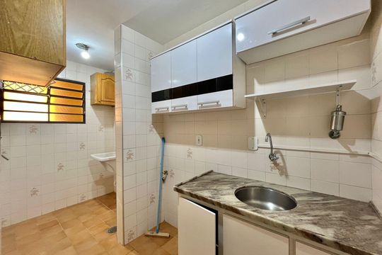 Cozinha e Área de Serviço de apartamento à venda com 1 quarto, 42m² em Vila Lidia, Campinas