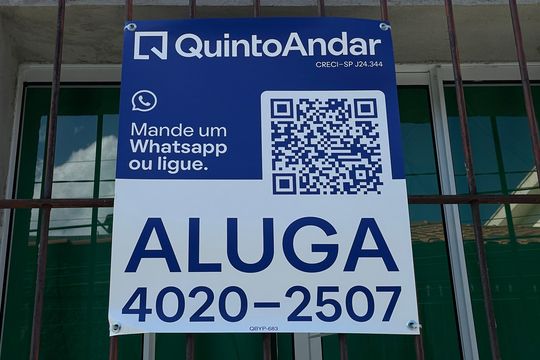 Placa  de casa para alugar com 1 quarto, 50m² em Vila Granada, São Paulo