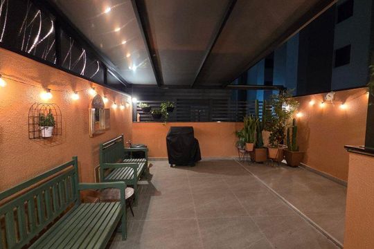 Área externa de apartamento à venda com 2 quartos, 80m² em Vila Valparaíso, Santo André