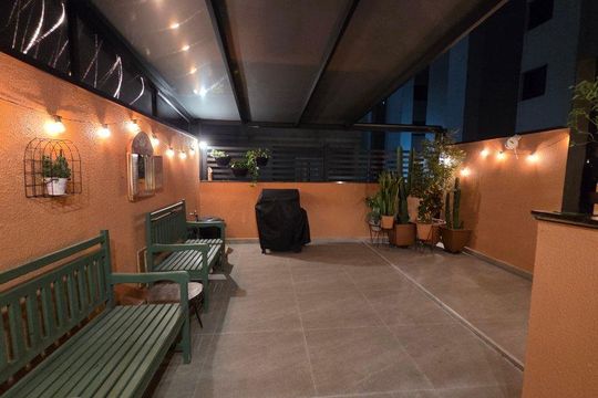 Área externa de apartamento à venda com 2 quartos, 80m² em Vila Valparaíso, Santo André