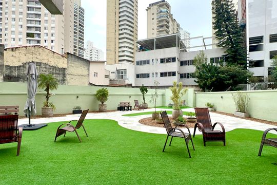 Área comum de apartamento para alugar com 2 quartos, 75m² em Paraíso, São Paulo