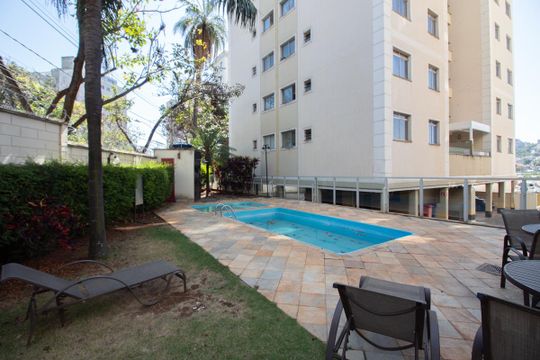 Área comum - Piscina de apartamento para alugar com 2 quartos, 105m² em Castelo, Belo Horizonte