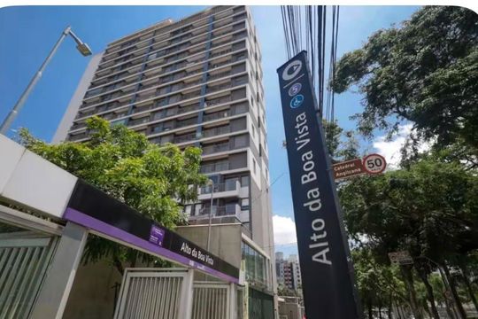 Fachada de kitnet/studio para alugar com 1 quarto, 20m² em Santo Amaro, São Paulo