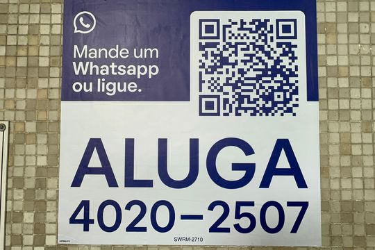 Placa SWRM-2710 de apartamento para alugar com 1 quarto, 65m² em Cerqueira César, São Paulo