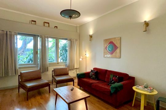 Sala de apartamento para alugar com 1 quarto, 65m² em Cerqueira César, São Paulo