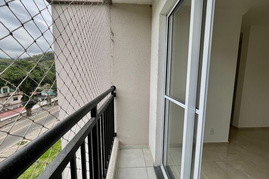 Varanda da Sala de apartamento para alugar com 2 quartos, 45m² em Taquara, Rio de Janeiro