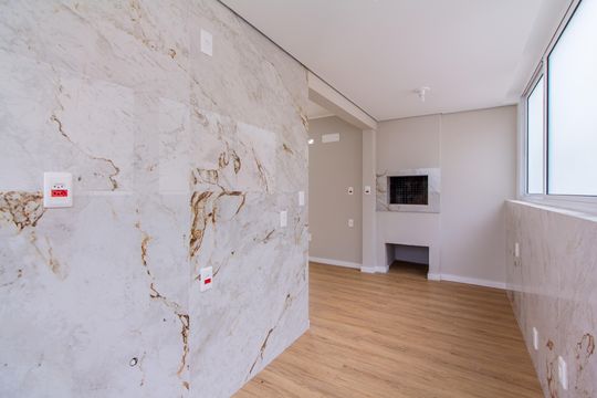 Cozinha de casa de condomínio à venda com 3 quartos, 127m² em Cristo Redentor, Porto Alegre