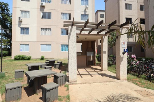 Área comum - Churrasqueira de apartamento para alugar com 2 quartos, 44m² em Estância Velha, Canoas