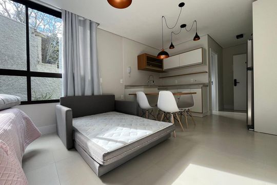 Sala/Quarto de apartamento para alugar com 1 quarto, 31m² em Santo Antonio de Lisboa, Florianópolis