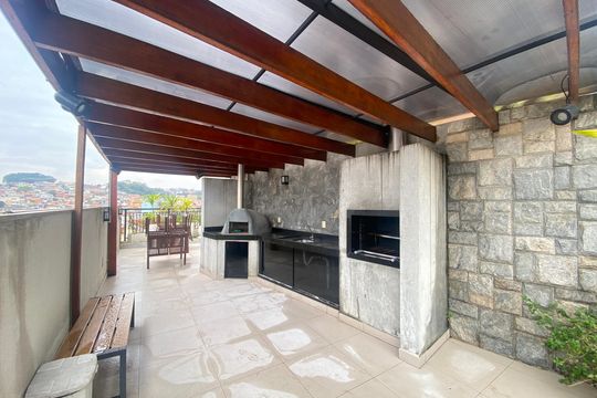 Área comum - Churrasqueira de apartamento para alugar com 1 quarto, 42m² em City Bussocaba, Osasco