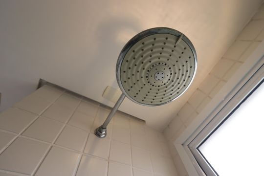 Banheiro da Suíte 1 - Chuveiro de apartamento à venda com 3 quartos, 105m² em Jardim, Santo André