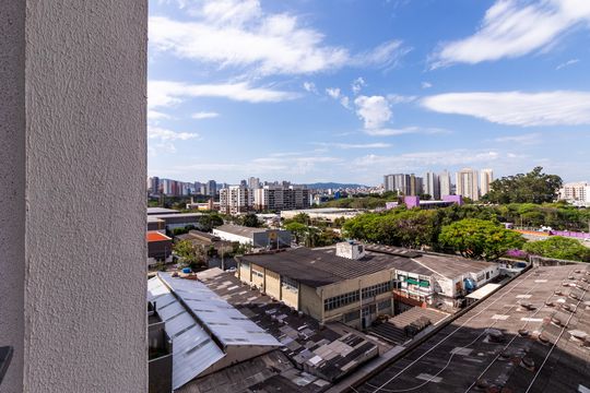 Vista da Janela da Suíte de apartamento à venda com 1 quarto, 24m² em Água Branca, São Paulo
