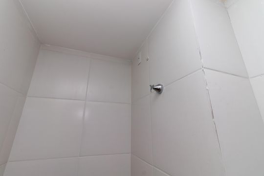 Banheiro da Suíte de apartamento à venda com 1 quarto, 24m² em Água Branca, São Paulo