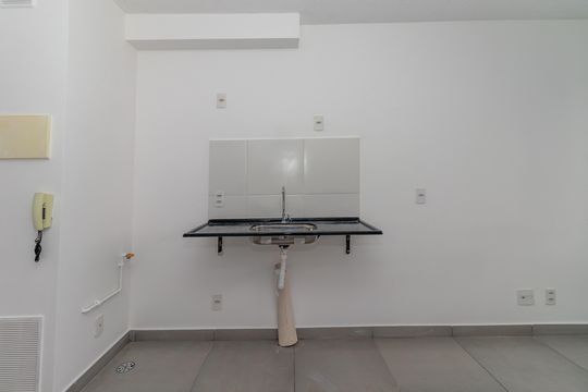 Cozinha de apartamento à venda com 1 quarto, 24m² em Água Branca, São Paulo