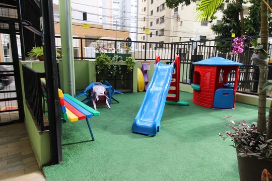 Área comum - Playground de apartamento para alugar com 1 quarto, 45m² em Parque Residencial Aquarius, São José dos Campos
