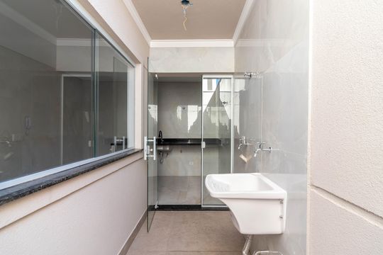 Área de Serviço de casa de condomínio à venda com 2 quartos, 86m² em Água Fria, São Paulo