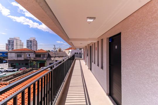 Área externa de apartamento à venda com 2 quartos, 40m² em Vila Canero, São Paulo