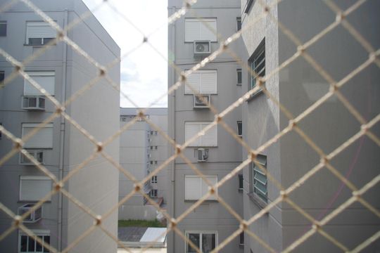 Vista da Suíte de apartamento à venda com 3 quartos, 93m² em Vila Rosa, Novo Hamburgo