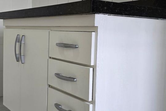 Cozinha de apartamento para alugar com 3 quartos, 64m² em Gopouva, Guarulhos