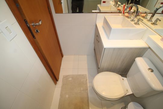 Banheiro 2 de apartamento à venda com 2 quartos, 62m² em Chora Menino, São Paulo