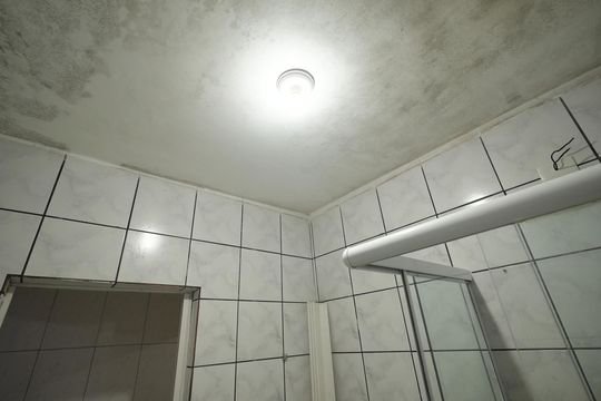 Banheiro Social de casa para alugar com 2 quartos, 60m² em Vila Palmares, Santo André