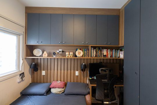 Suíte de apartamento à venda com 2 quartos, 63m² em Vila Guilhermina, São Paulo