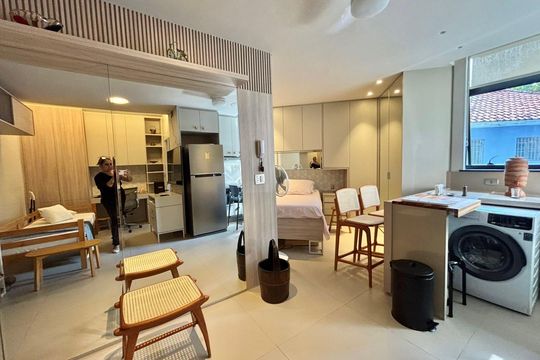 Sala de kitnet/studio à venda com 1 quarto, 32m² em Centro, Belo Horizonte