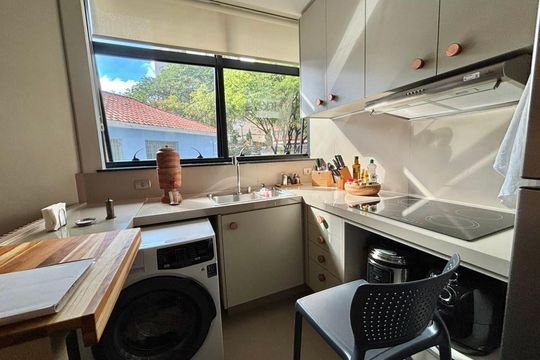 Cozinha de kitnet/studio à venda com 1 quarto, 32m² em Centro, Belo Horizonte