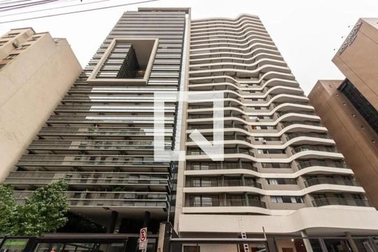 Fachada do Prédio de apartamento à venda com 1 quarto, 40m² em Bela Vista, São Paulo
