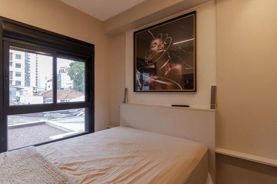 Suíte de kitnet/studio à venda com 1 quarto, 29m² em Indianópolis, São Paulo