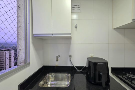 Área de Serviço de apartamento à venda com 2 quartos, 54m² em Parque Sao Vicente, Santo André