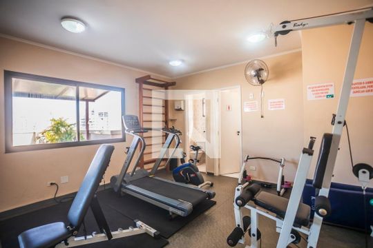 Área comum - Academia de apartamento para alugar com 1 quarto, 30m² em Mirandópolis, São Paulo