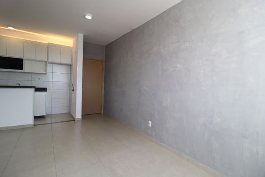 Sala de apartamento para alugar com 2 quartos, 55m² em Aclimação, Uberlândia