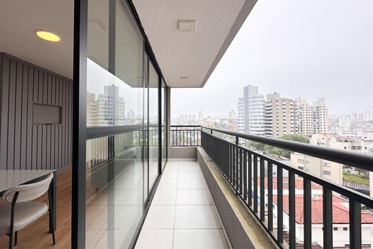 Sacada de apartamento para alugar com 1 quarto, 55m² em Centro, São Bernardo do Campo