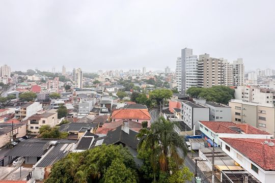 Vista da Sacada da Suíte  de apartamento para alugar com 1 quarto, 55m² em Centro, São Bernardo do Campo