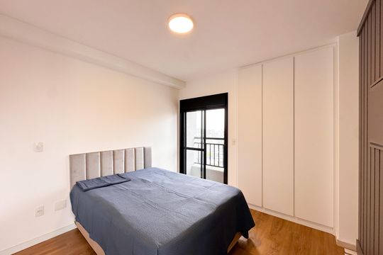 Suíte  de apartamento para alugar com 1 quarto, 55m² em Centro, São Bernardo do Campo