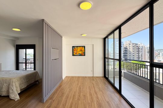Sala de apartamento para alugar com 1 quarto, 55m² em Centro, São Bernardo do Campo