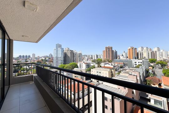 Sacada de apartamento para alugar com 1 quarto, 55m² em Centro, São Bernardo do Campo