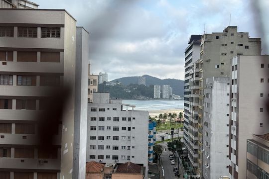 Vista da Varanda da Sala de apartamento para alugar com 2 quartos, 100m² em José Menino, Santos