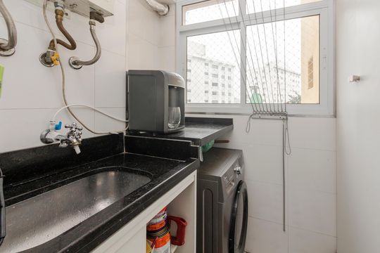 Área de Serviço de apartamento à venda com 2 quartos, 70m² em Campo Belo, São Paulo